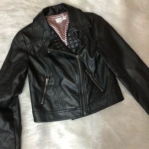 Sally Miller Girls Moto Jacket Size 10-12